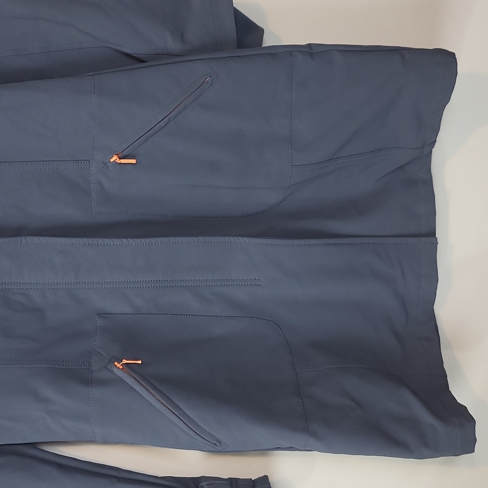 Title Nine Gray & Orange Softshell Peacekeeper Tr… - image 3